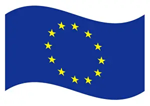 Proud Prints: Vector flag. EU