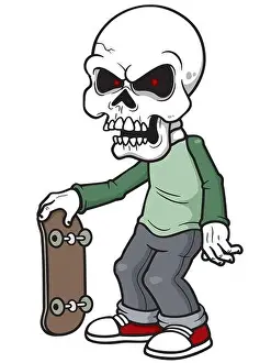 Cruel Prints: Vector illustration of Cartoon Zombie