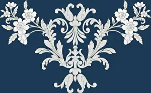 Morris Prints: vector illustration pattern art drawing flower leaves floral drawing design art