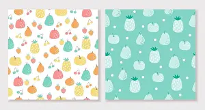 Childish Prints: Vector about Seamless pattern with fruits