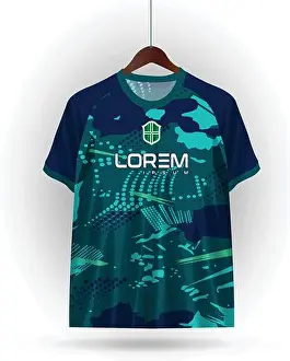 Sublimation Prints: vector soccer jersey design for sublimation, sport t shirt design