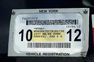 Registration Prints: Vehicle Registration