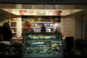 Customers Prints: Venchi Chocolate Shop Duty Free Departure Lounge Milan Airport Italy