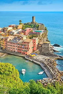 Vernazza, Cinque Terre National Park, Liguria, Italy, UNESCO