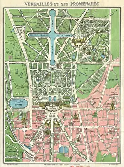 1925 Prints: Versailles et ses Promenades