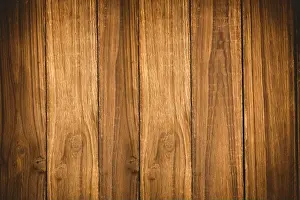 Earth Tones Prints: Vertical wooden planks are forming warm brown surface in flat design