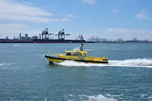Industrial Area Prints: Vessel services for transportation of persons and pilot services
