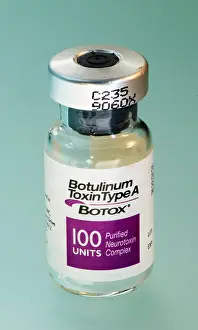 Wrinkles Prints: Vial of botulinum toxin type A, Botox