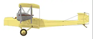 Plane Prints: Vickers Vimy used by John Alcock and Arthur Brown for the first non-stop transatlantic flight in June 1919