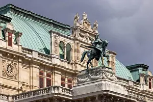 Danube River Prints: Vienna, Austria - April 26, 2024: Vienna State Opera