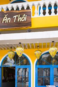 Spare Time Prints: Vietnam, Da Nang, An Thoi, restaurant