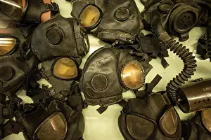 Saigon Prints: Vietnam war gas masks in the War Remnants Museum