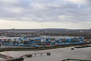 Jobs Prints: VIEW OF AMAZON DARTFORD WAREHOUSE COMPLEX LCY3 IN DARTFORD, KENT, UK
