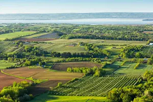Non Urban Scene Prints: View of Annapols valley and Minas basin from Blomidon Lookoff