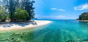 View of Ao Pante Malacca port in Koh Tarutao national park in Satun, Thailand