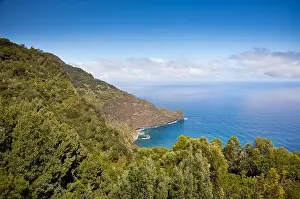 Madeira Island Prints: View of atlantic ocean with huge cliff of Ponta do Clérigo