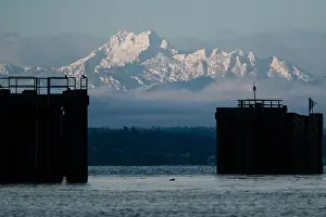 Pacific Northwest Prints: View of The Brothers mountain peaks in the Olympic Mountain Range