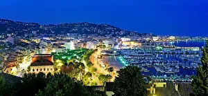 Le Midi Prints: View on Cannes, France