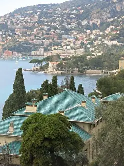 French Riviera Prints: View of the Cap Ferrat coastline