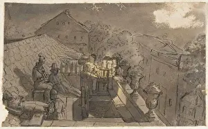 1832 Prints: View of Cassel. Charles Christian Nahl (Germany)