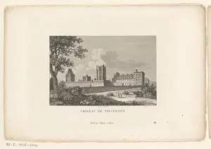 Medieval Architecture Prints: View of the castle of Vincennes