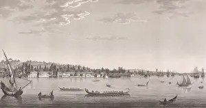 Bosphorus Prints: View of Constantinople from the Sea of Marmara Antoine Ignace Melling