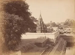 Varanasi Prints: View of the Durga temple at Varanasi