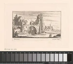 City Wall Prints: View of one of the gates of Saint -Denis