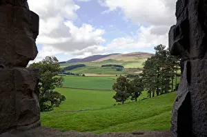 Rolling Prints: A view of Glen Buchat from the ruins of Glenbuchat Castle