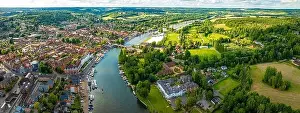 Regatta Prints: View of Henley-on-Thames, a town and civil parish on the River Thames in Oxfordshire