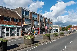 High Street Prints: View of the High Street in Frimley town centre