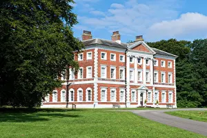 Listed Building Prints: The front view of the impressive Lytham Hall