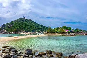 Ko Tao Prints: View of the island Koh Nang Yuan