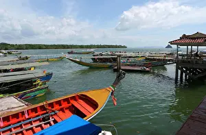 Fishing Village Prints: View from Koh Panyee, Phuket, Thailand