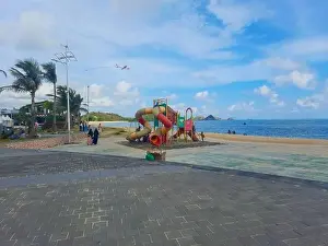View of Kuta Beach at Mandalika Area