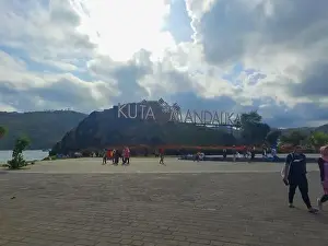 View of Kuta Beach at Mandalika Area