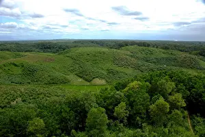 Asians Prints: A view of Lauchapra area on the Garo hill at Bakshiganj in Jamalpur district. Bangladesh