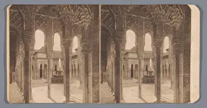 Islamic Architecture Prints: View of the Leeuwenhof in the Alhambra in Granada