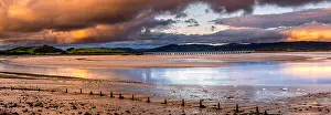 Foot Prints: The view up the Leven Estuary from Canal Foot