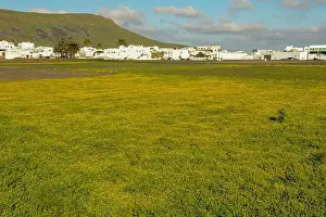 Green Hill House Prints: View of Maguez at Lanzarote on Canary island in Spain
