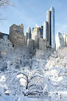 Snap Prints: A view of the Manhattan skyline from Central Park in New York