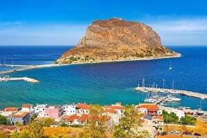 Images Dated 11th September 2017: View on Monemvasia, Peloponnese, Greece