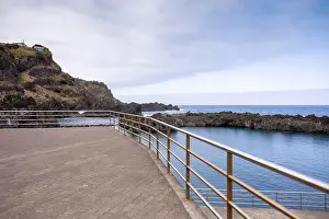 Madeira Island Prints: View to the natural rock pool complex in Seixal. Madeira Island, Portugal