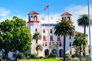 Nurse Prints: A view of the Naval Medical Center San Diego aka Bob Wilson Naval Hospital in the Balboa Park in San Diego