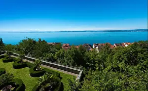 Baden Wuerttemberg Prints: View from the New Castle in Meersburg to Lake Constance - Meersburg