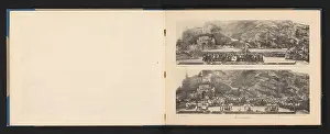 Rituals Prints: View of an oath of Vazerol and a performance during the Calven-Feier in Chur