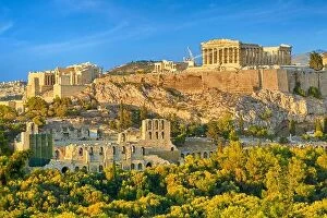 Images Dated 8th September 2017: View at Parthenon, Acropolis, Athens, Greece