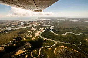 Cumulus Prints: View from the plane on the Northern Territory of Australia