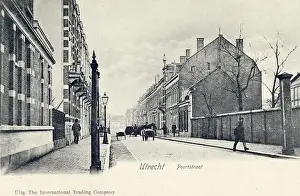 View in the Poortstraat in Utrecht