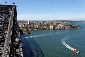 No Clouds Prints: View from the Pylon Lookout I Sydney I Australia